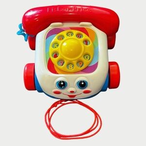 Fisher-Price Chatter Telephone Pull Toy Vintage 2000